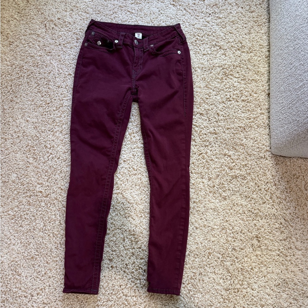 True Religion Stretch Skinny Pants. Size 27